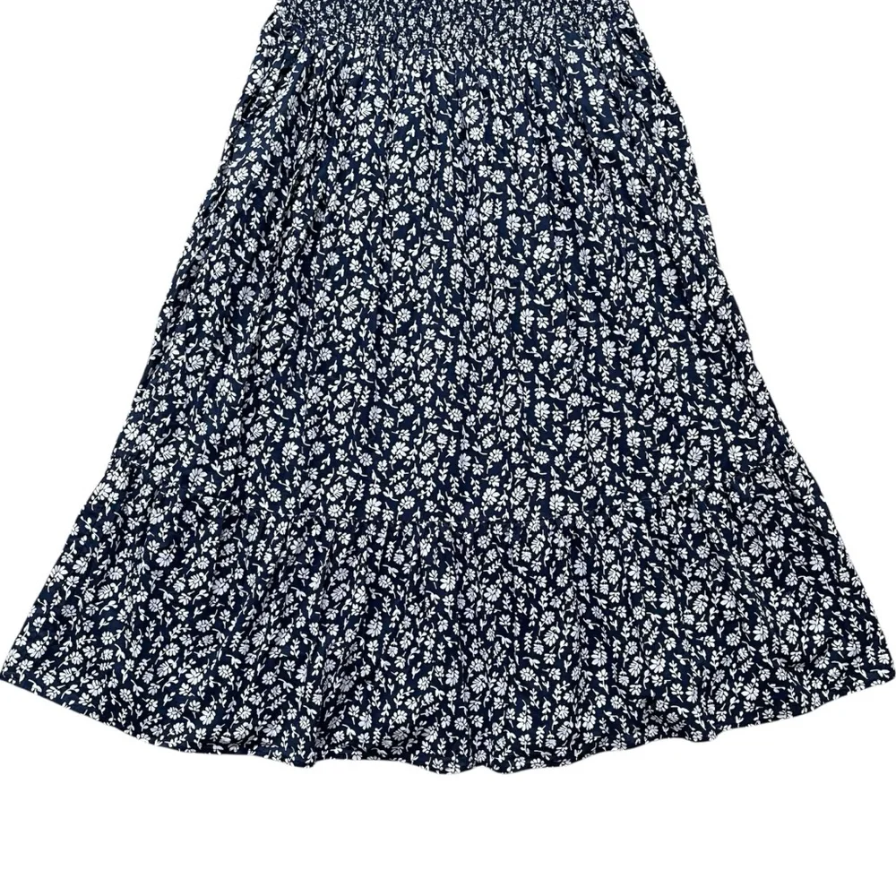 *NWOT* J. Crew Printed Smocked Tiered Midi/Maxi Dress - Picture 9 of 16